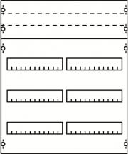 ABB STRIEBEL & JOHN 2V0KA Reiheneinbaugeräte-Modul, Reihenabstand 125mm, 4RE/BH0, 2FB Modul montiert auf EDF-Profil