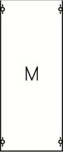 ABB STRIEBEL & JOHN 1M0A Montageplatten-Modul, 4RE/BH0, 1 FB, Modul montiert auf EDF-Profil