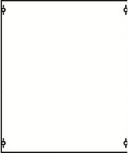 ABB STRIEBEL & JOHN 2B0A Berührschutz-Modul, 4RE/BH0, 2 FB, Modul montiert auf EDF-Profil