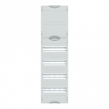 ABB STRIEBEL & JOHN 1V2KA Reiheneinbaugeräte-Modul, Reihenabstand 125mm, 6RE/BH2, 1FB Modul montiert auf EDF-Profil