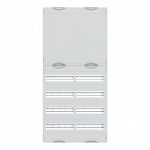 ABB STRIEBEL & JOHN 2V3KA Reiheneinbaugeräte-Modul, Reihenabstand 125mm, 7RE/BH3, 2FB Modul montiert auf EDF-Profil