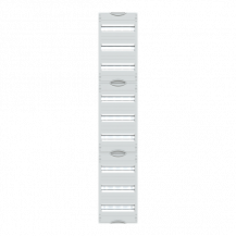 ABB STRIEBEL & JOHN 1V5A Reiheneinbaugeräte-Modul, Reihenabstand 125mm, 9RE/BH5, 1FB Modul montiert auf EDF-Profil