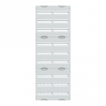 ABB STRIEBEL & JOHN 2V5A Reiheneinbaugeräte-Modul, Reihenabstand 125mm, 9RE/BH5, 2FB Modul montiert auf EDF-Profil