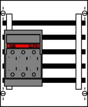 ABB STRIEBEL & JOHN ED12TA Kombi-Set SS-System 2RE /BH000, 1FB Kombi-Set, montiert auf EDF-Profil