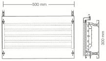 ABB STRIEBEL & JOHN ED62SA Kombi-Set SS-System 2RE / BH000, 2FB Kombi-Set, montiert auf EDF-Profil