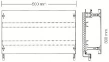 ABB STRIEBEL & JOHN ED62KA Kombi-Set Reihenklemmen 2RE / BH000, 2FB Kombi-Set, montiert auf EDF-Profil