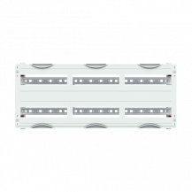 ABB STRIEBEL & JOHN MG432 Reiheneinbaugeräte-Modul 2RE / 3FB, 150 mm Reihenabstand CombiLine-Modul, montiert