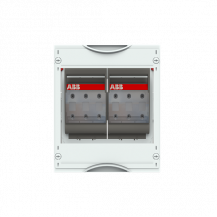 ABB STRIEBEL & JOHN MT136B Sicherungslasttrennschalter-Modul 2RE / BH000, 1FB, inkl. 2x NH00 Trenner CombiLine-Modul, montiert