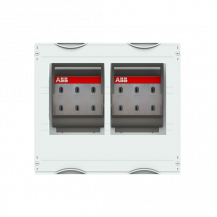 ABB STRIEBEL & JOHN MT242B Sicherungslasttrennschalter-Modul 3RE / BH00, 2FB, inkl. 2x NH1 Trenner CombiLine-Modul, montiert