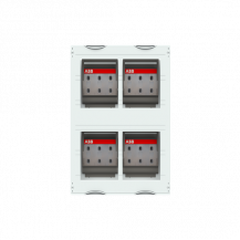 ABB STRIEBEL & JOHN MT243B Sicherungslasttrennschalter-Modul 5RE / BH1, 2FB, inkl. 4x NH1 Trenner CombiLine-Modul, montiert