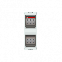 ABB STRIEBEL & JOHN MT145B Sicherungslasttrennschalter-Modul 5RE / BH1, 1FB, inkl. 2x NH2 Trenner CombiLine-Modul, montiert