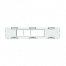 ABB STRIEBEL & JOHN MU357 Messgeräte-Modul 1RE / 3FB, für 4x Messgeräte 96x96mm, CombiLine-Modul, montiert