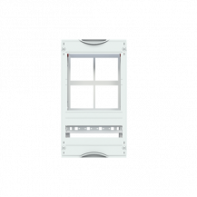 ABB STRIEBEL & JOHN MU158 Messgeräte-Modul 3RE / BH00, 1FB, für 4x Messgeräte 96x96mm CombiLine-Modul, montiert