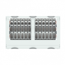 ABB STRIEBEL & JOHN MD352B Sammelschienensystem-Modul 3RE / 3FB, mit NH00-Lasttrennleisten CombiLine-Modul, montiert
