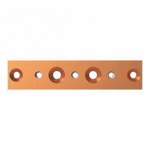 ABB STRIEBEL & JOHN ZX1213 CU-Schienen NH 1FB 40x10 für CombiLine M(B)D…52(B) Module
