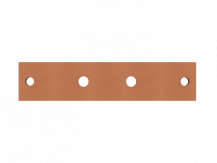 ABB STRIEBEL & JOHN ZX2032 CU-Schiene 40x10 mm, L:434mm, Kupferschiene, lose Lieferung