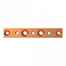 ABB STRIEBEL & JOHN ZXM1210 CU-Schienen 30x10 mm, L:184mm, Kupferschiene, montiert