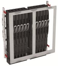 ABB STRIEBEL & JOHN MD300HB NH-Lasttrennleisten-Modul 5RE / 3FB, incl. 12x NH00 Leisten ZHBM CombiLine-Modul, montiert