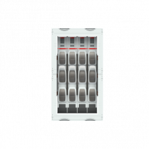 ABB STRIEBEL & JOHN MD21EB NH-Lasttrennleisten-Modul 6RE / 2FB, incl. 4x NH1 Leisten CombiLine-Modul, montiert