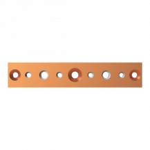ABB STRIEBEL & JOHN ZXM1226 CU-Schienen 40x10 mm, L: 215 mm, Kupferschiene, montiert