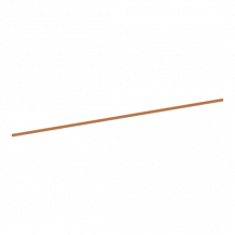 ABB STRIEBEL & JOHN ZXM2091 CU-Schiene 12x5 mm, L:997mm, Kupferschiene, montiert