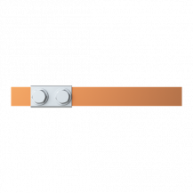 ABB STRIEBEL & JOHN ZXM2224 CU-Schiene 20x5 mm, L: 138+43mm, Kupferschiene, montiert