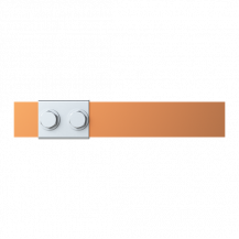 ABB STRIEBEL & JOHN ZXM2248 CU-Schiene 30x10 mm, L: 138+43mm, Kupferschiene, montiert