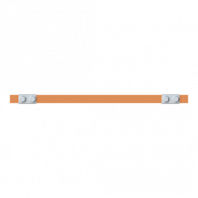 ABB STRIEBEL & JOHN ZX2325 CU-Schiene 20x5 mm, L: 43+345+43, Kupferschiene, lose Lieferung