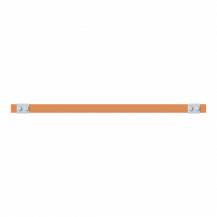 ABB STRIEBEL & JOHN ZX2338 CU-Schiene 30x5 mm, L: 43+595+43, Kupferschiene, lose Lieferung