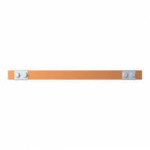 ABB STRIEBEL & JOHN ZXM2337 CU-Schiene 30x5 mm, L: 43+345+43, Kupferschiene, montiert