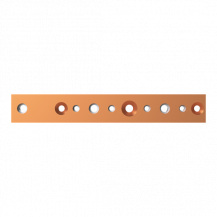 ABB STRIEBEL & JOHN ZX2525 CU-Schiene 40x10 mm, L:274mm, Kupferschiene, lose Lieferung