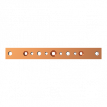 ABB STRIEBEL & JOHN ZX2535 CU-Schiene 40x10 mm, L:333mm, Kupferschiene, lose Lieferung