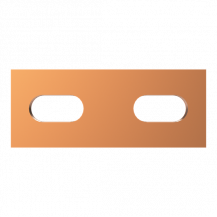 ABB STRIEBEL & JOHN ZXM2539 CU-Schiene 40x10 mm, L:1333mm, Kupferschiene, montiert
