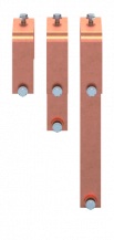 ABB STRIEBEL & JOHN ZX2625 CU-Schiene 50x10 mm, VBS für OT1000 3P, Kupferschiene, lose Lieferung