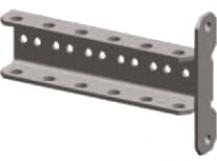 ABB STRIEBEL & JOHN RZ31P2 Befestigungswinkel für Mitteltragschiene, Zubehör TriLine Schrankserie