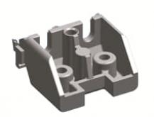 ABB STRIEBEL & JOHN RZ6P2 Traversenhalter für Universaltraversen, Zubehör TriLine Schrankserie