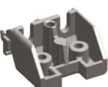 ABB STRIEBEL & JOHN RZ6P20 Traversenhalter für Universaltraversen, Zubehör TriLine Schrankserie