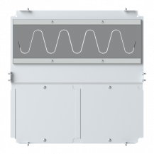 ABB STRIEBEL & JOHN RB26FA Bodenblech mit Öffnung FB2/T6 inkl. Sinus-Moosgummiflansch, montiert Zubehör TriLine Schrankserie