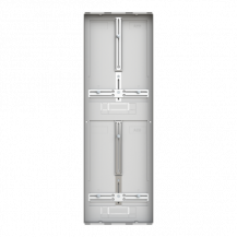 ABB STRIEBEL & JOHN ZX326P10 Zählertragplatte, 10 Stück Höhe 750mm, doppelstöckig Systemteil für CombiLine