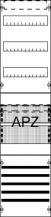 ABB STRIEBEL & JOHN FV17SA2 Verteilerfeld mit Sammelschienensystem /Aufputz-Zählerplatz, 7RE