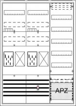 ABB STRIEBEL & JOHN BA37BG Komplettschrank, Aufputz, BKE-I, A37 2Z2R1V5A2, Schutzklasse II, Schutzart IP31