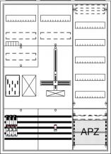 ABB STRIEBEL & JOHN BA37BC5 Komplettschrank, Aufputz, BKE-I, A37 1Z1R1S1V5A2 Schutzklasse II, Schutzart IP31