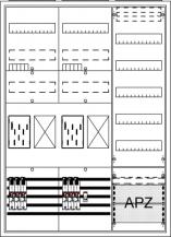 ABB STRIEBEL & JOHN BA37BG5 Komplettschrank, Aufputz, BKE-I, A37 2Z2R1V5A2, Schutzklasse II, Schutzart IP31