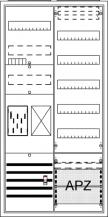 ABB STRIEBEL & JOHN BA27FB Komplettschrank, Aufputz, BKE-I, A27 1Z1R1V5A2, Schutzklasse II, Schutzart IP31