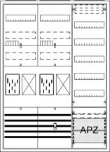 ABB STRIEBEL & JOHN BA37FG Komplettschrank, Aufputz, BKE-I, A37 2Z2R1V5A2, Schutzklasse II, Schutzart IP31