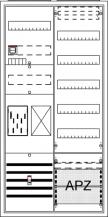 ABB STRIEBEL & JOHN BA27TB Komplettschrank, Aufputz, BKE-I, A27 1Z1R1V5A2, Schutzklasse II, Schutzart IP31