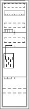 ABB STRIEBEL & JOHN BA17MAK Komplettschrank, Aufputz, BKE-I, A17 1Z Hutschiene Schutzklasse II, Schutzart IP31