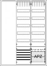 ABB STRIEBEL & JOHN AA37A1SA Ausbauschrank, Aufputz, A37 1F1V5SS1V5A2, Schutzklasse II, Schutzart IP31