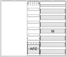 ABB STRIEBEL & JOHN AA57A2AMM Ausbauschrank, Aufputz, A57 2F1V5A2M2, Schutzklasse II, Schutzart IP31