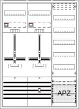 ABB STRIEBEL & JOHN DA37TG Komplettschrank, Aufputz, Dreipunkt, A37 2Z, Schutzklasse II, Schutzart IP31